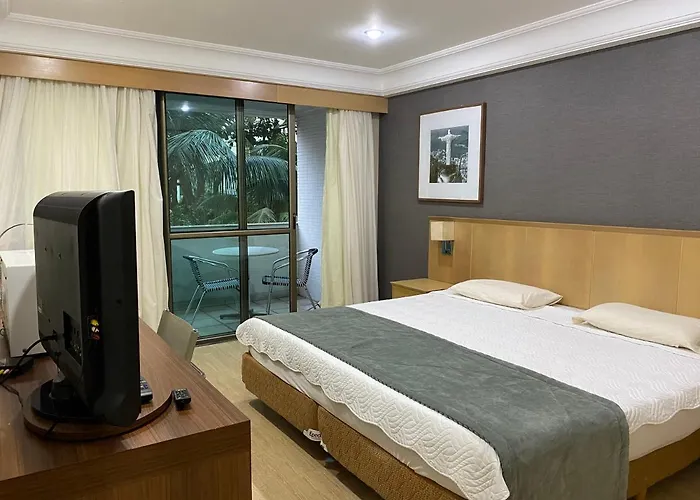 Flat agradável na Barra Aparthotel Rio de Janeiro